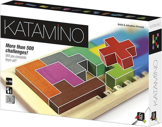 Katamino | The Original Wooden Color Shape Pattern Puzzle Game for Ages 6+ | 1 to 2 Players | 10 Minutes