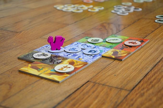 Tabletop Strategy Game, My First Kingdomino, Fun Kids & Adults Family Fantasy Board Game, 2-4 Players, Ages 5+, Dragomino by Blue Orange Games