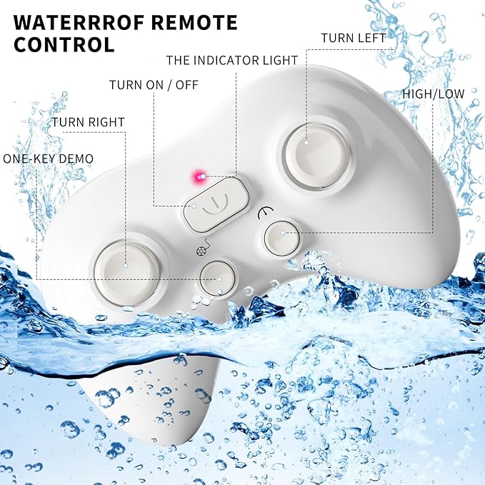 Bennol 2.4Ghz Remote Control Whale Shark Toys for Boys Kids, 1:18 Scale High Simulation Whale Shark for Pool, Electric RC Whale Shark Fish Birthday Christmas Toys for 4 5 6 7 8 9 Year olds Boys Girls