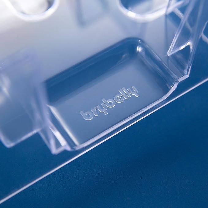 Brybelly Elite Rotating Card Deck Tray | Standard Sized Playing Cards | Rotates in Any Direction | Clear | 2, 6 or 9 Decks