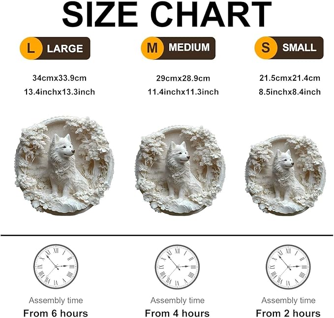 Wooden Puzzles Adults, 3D Paper Samoyed Dog Wooden Puzzles 295 Pieces, Unique Animal Shaped Wood Challenging Jigsaw Puzzles Gifts for Adults, 13.4x13.1in