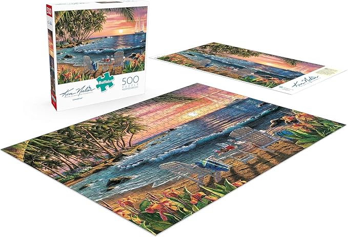 Buffalo Games - Kim Norlien - Summertime - 500 Piece Jigsaw Puzzle For Adults -Challenging Puzzle Perfect for Game Nights - Finished Size is 21.25 x 15.00