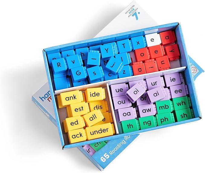 hand2mind Reading Rods Prefixes & Suffixes, Word Roots for Kids, Word Building Activities, Spelling Toys, Reading Tools for Kids, Phonemic Awareness and Phonics, Science of Reading Manipulatives