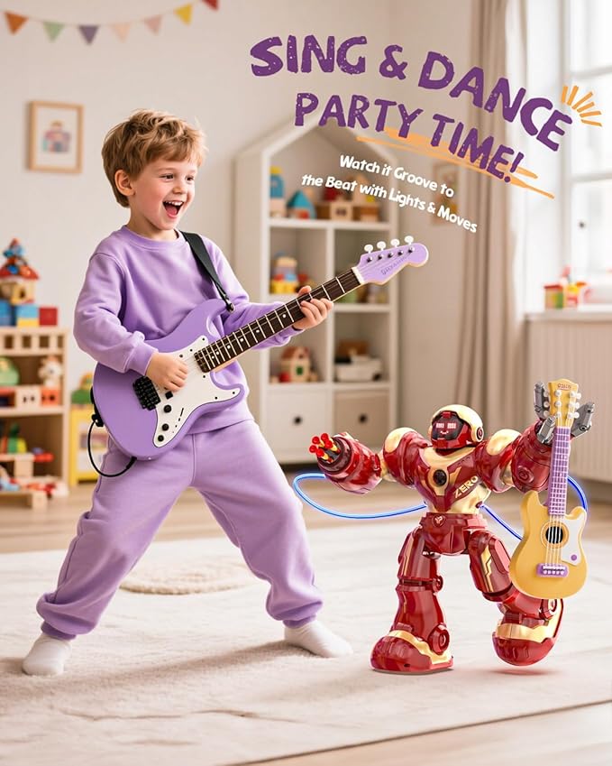 Holyton 5088 Smart Robots for Kids,Large STEM Programmable RC Robot, with Voice Control,APP Control,LED Eyes,Ideal Gift for 4 5 6 7 8 9 Years Old Boys and Girls