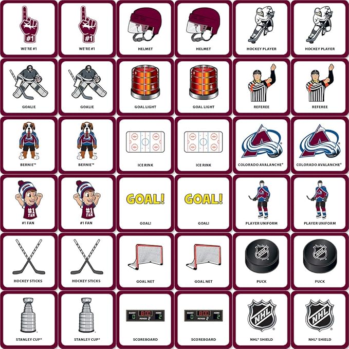 Masterpieces NHL unisex Matching Game