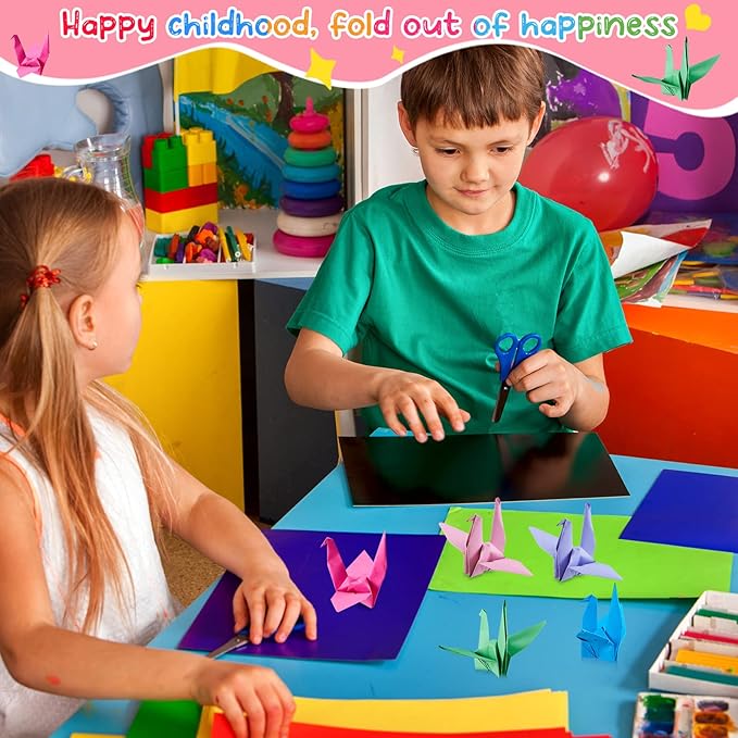 1000 Sheets Construction Paper Bulk School Supplies 9 x 12 Inches Art Classic Heavyweight Paper Craft for Kids Adults Holiday Drawing(Multicolored)