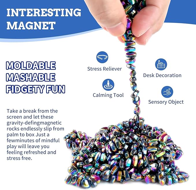 550pcs Putty, Fidget Toys, Fidget Toys Adults ,Sensory Toys,Adults Gifts,Desk Fidgets Toys for Office Stress/Anxiety Relief (550 PCS(Colour))