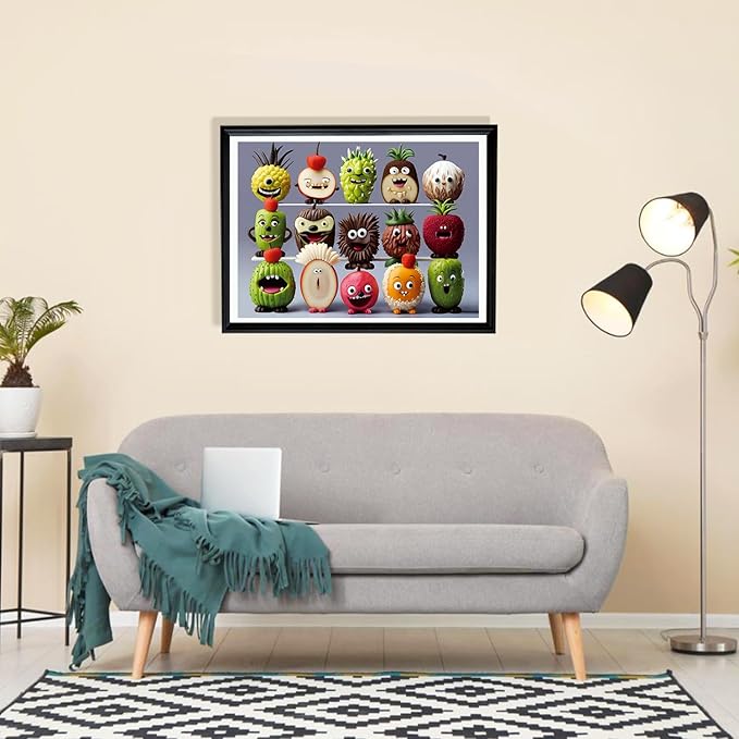 500 Pieces Jigsaw Puzzles for Adults and Teens and Kids Family Happy Games Puzzle Monster Series (Happy Fruits)