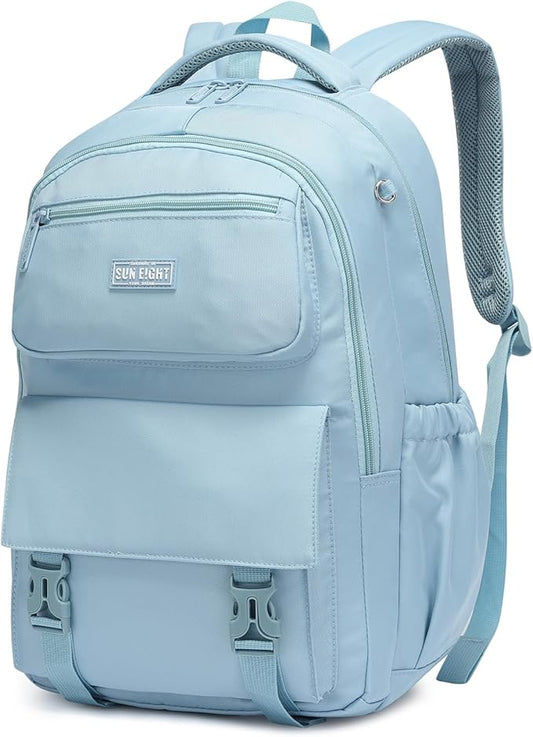 35L Waterproof School Backpack for College, Kids Backpack Lightweight Large Capacity Travel Bag with Multi Pockets(Blue)