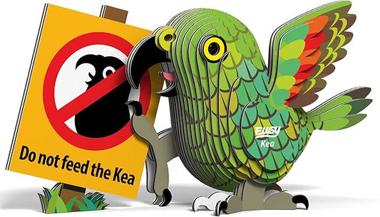Eugy Kea 3D Puzzle - 23 Piece Eco-Friendly Educational Toy Puzzle for Boys, Girls & Kids Ages 6+