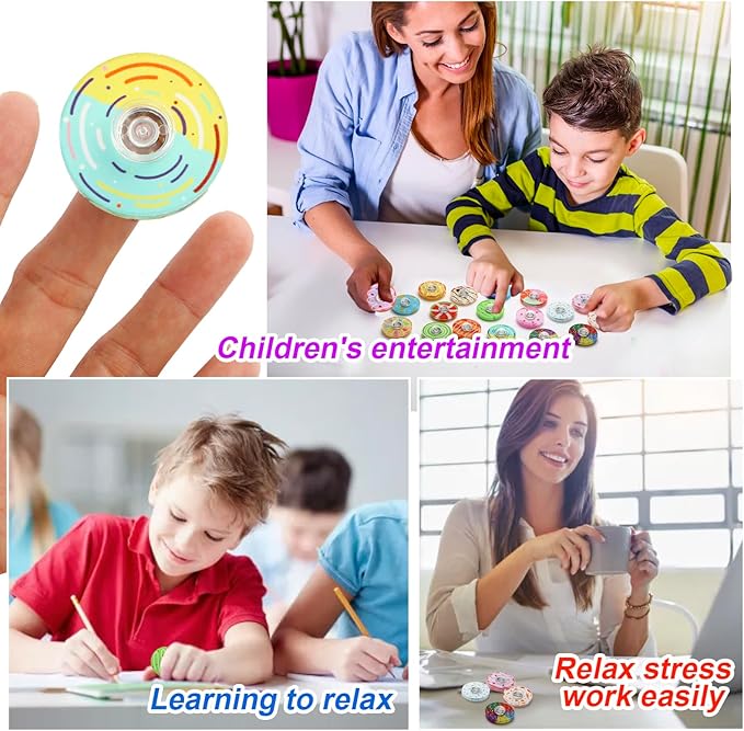 20PCS Fidget Spinners Bulk-Mini Fidget Spinner Toys for Kids Teens Adults Birthday Party Favors,Return Gifts,Goodie Bags Stuffers,Party Games,Classroom Rewards Carnival Prizes