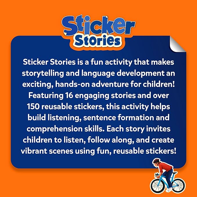 Skillmatics Activity Kit - Creative Storytelling & Skill Building with 150+ Reusable Stickers, Educational, Mess-Free Fun, Preschool & Kindergarten Toy, Gifts for Kids Ages 3, 4, 5, 6, 7