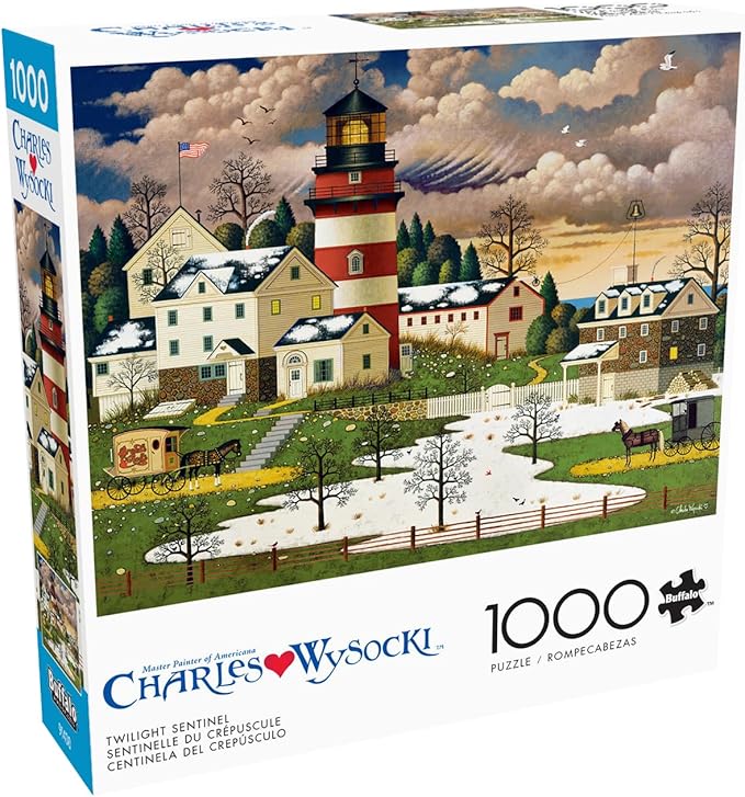 Buffalo Games - Charles Wysocki - Twilight Sentinel - 1000 Piece Jigsaw Puzzle for Adults -Challenging Puzzle Perfect for Game Nights - Finished Size is 26.75 x 19.75