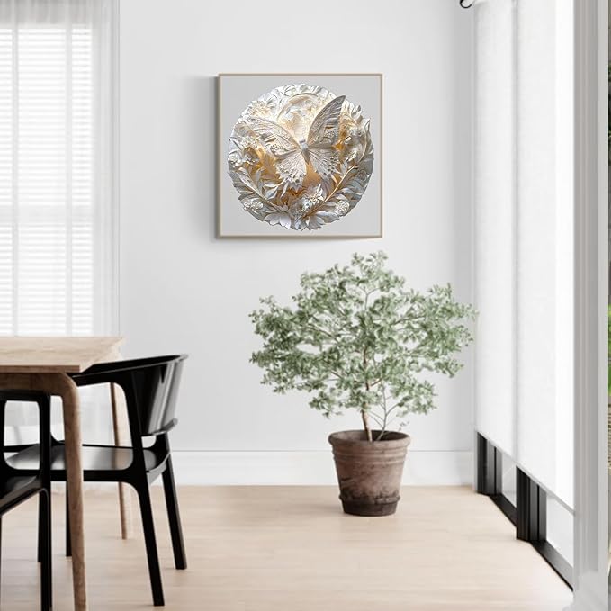 Wooden Puzzles for Adults, 3D Paper Butterfly Wooden Puzzles 100 Pieces, Unique Animal Shaped Wood Challenging Jigsaw Puzzles Gifts for Adults, 8.5x8.5in