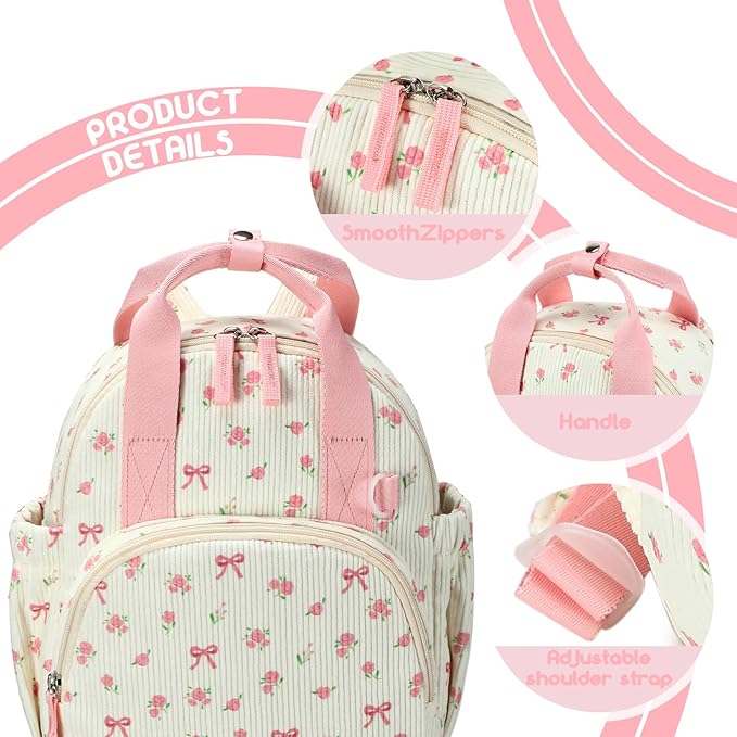 Bluboon Toddler Backpack for Girls Boys 2-4 Cute 12" Preschool Kindergarten Backpacks Kids Daycare Bags School Travel