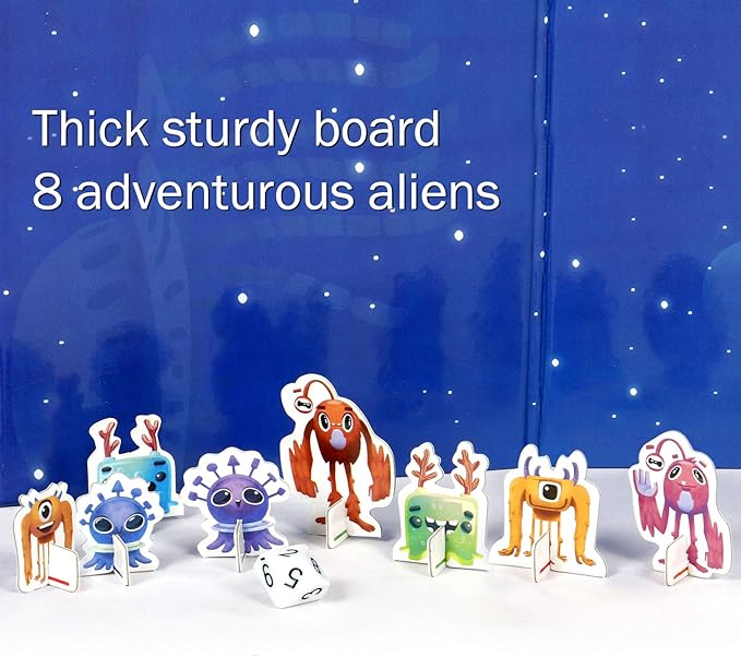 Cloud Hoppers Addition and Subtraction Game - Fun Math Board Game for 6-8 Year Olds, Easy to Play Educational Game for Kids at Home, Perfect STEM Toy Gift for Girls & Boys, Grade 1 & Up