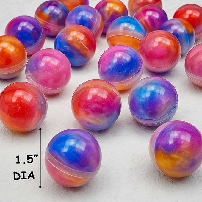 24 Pack Slime Party Favors, Galaxy Slime Balls Soft DIY Toys Stretchy and Non-Sticky Stress Relief Crystal Clay Safe Toys for Kids Girls Boy Classroom Birthday Halloween Christmas Party Favors Gifts
