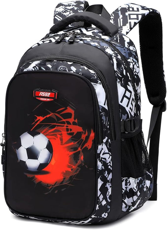 Asge Backpack for School Boys Backpacks for Kids Camo Bookbag for Middle School Bags Waterproof Travel Back Pack