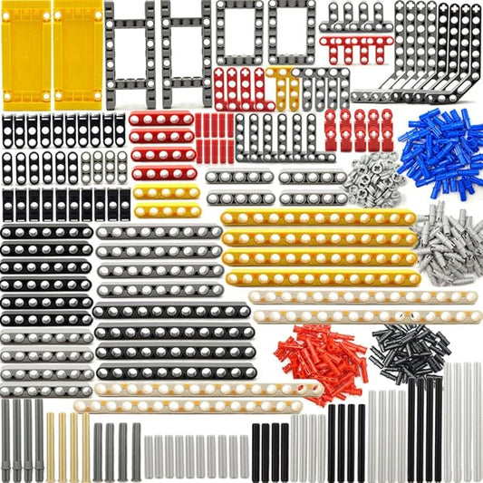 dspitwod Technical Parts Beams Axles Connectors Bricks Sets - 420 Pieces, Frame Liftarms Beams for Technic Car STEM Building Block Toys