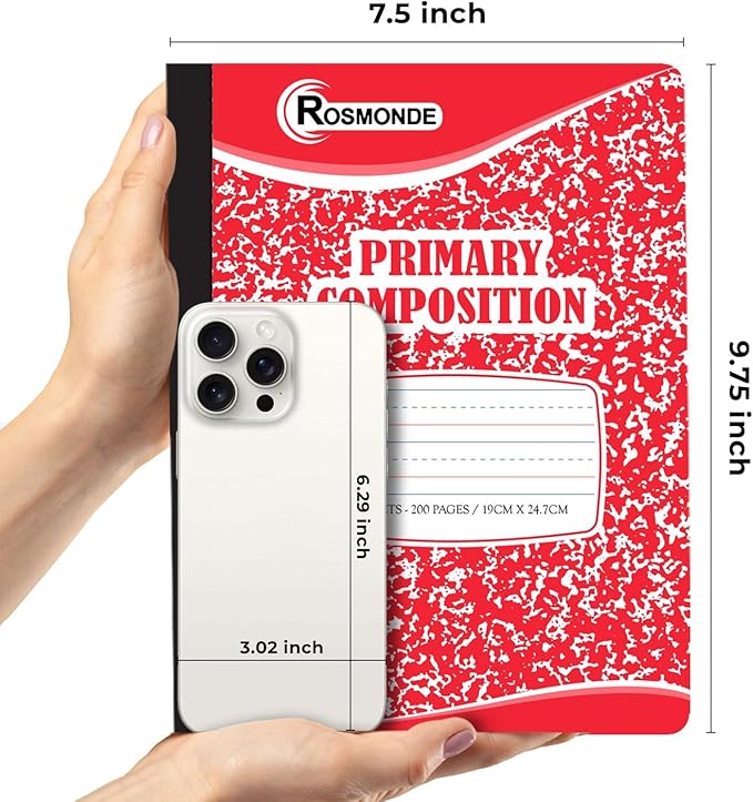 5000 Pack (Pallet) Writing & Drawing Space Primary Journal, 9-3/4 x 7-1/2, 200 Pages (100 Sheets), Grades K-2, Bulk Buying for School Districts, Bulk Orders Supply, 4-7 Days Transit