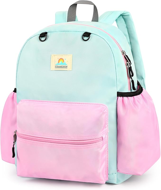 STEAMEDBUN Kids Backpack for Girls 4-6: Girls Backpacks for Elementary - 15 inch Backpack for Kindergarten