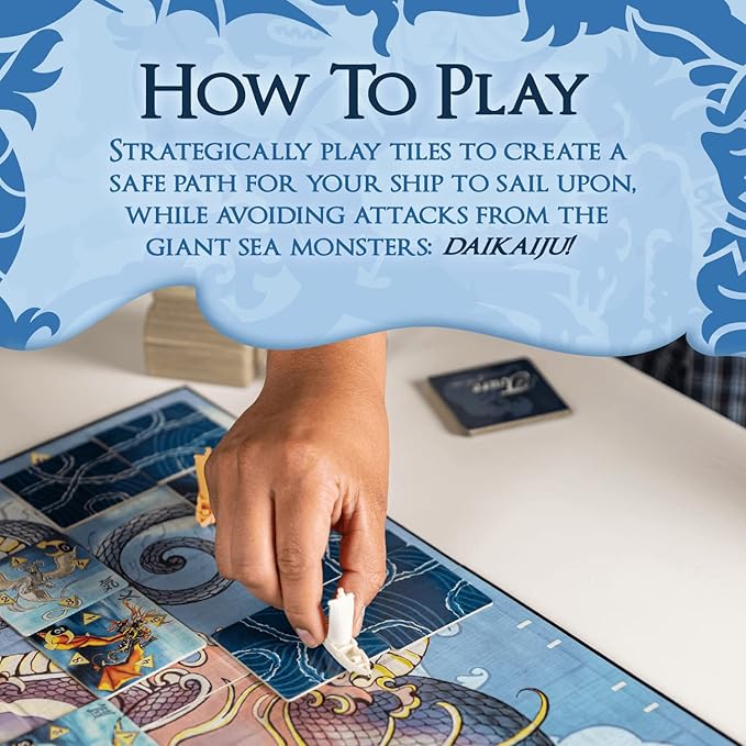 Tsuro of the Seas - A Game of Treacherous Waters - Family Board Game