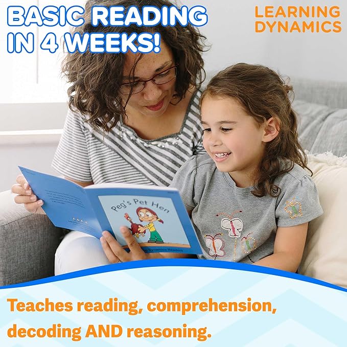 LEARNING DYNAMICS Home Learning Bundle – 4 Weeks to Read Program & 15 Minute Math Program – Foundational Math & Reading – Build Learning Confidence in 4-7 Year Old's
