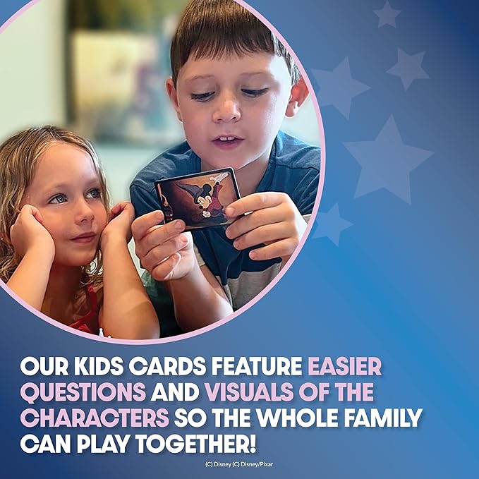 PlayMonster The Magical World of Disney Trivia Games – Board Games for Family Night, Family Games, Multi-Player Board Game, Family Board Game, Travel Games, Disney Game, Ages 6+