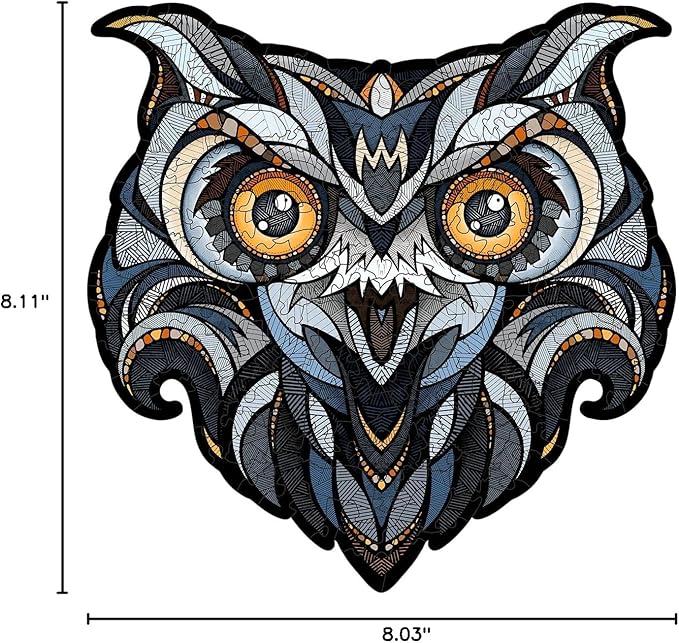 EWA Home Décor – Eagle Own Small 125 Pieces – Wooden Jigsaw Puzzle for Adults – Perfect for Artistic Home Decoration and Mindful Relaxation