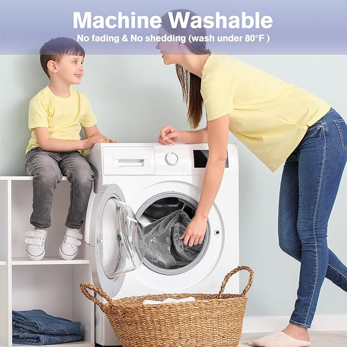 Dinosaur Toys Gifts for Boys Girls - Dino World Glow in The Dark Blanket Best Birthday Christmas Valentines Easter Presents for Kids Toddler Age 1 2 3 4 5 6 7 8 9 10 Years Old Child Soft Throw 50"x60"