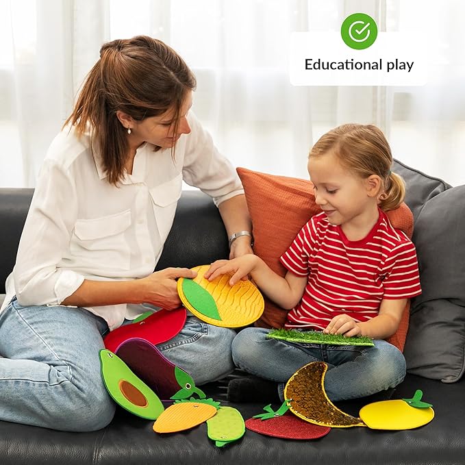 ODOXIA Sensory Mats for Autistic Children | Sensory Tiles for Wall | Sensory Mats | Sensory Rug | Sensory Wall Panel | Wall Sensory Panel for Kids | Different Sensory Textures & Colors