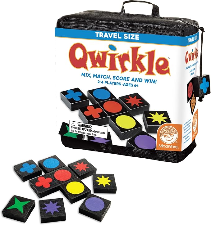 MindWare Travel Qwirkle Board Game