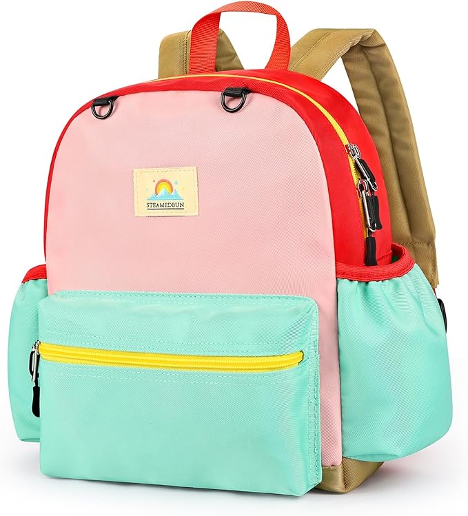 STEAMEDBUN Toddler Backpack for Girls 2-4: Preschool Kindergarten Backpacks - 12 inch Daycare Backpack