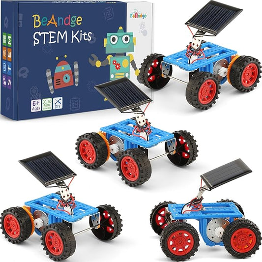 Bulk STEM Solar Robot Kits, STEM Building Toys for 6 7 8 10 12 13 Year Old Boys Girls Crafts, Robotics Science Kits for Kids 8-12 8-10 6-8, Classroom School Gifts Engineering Coding Motor Car Projects