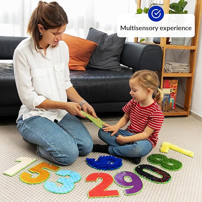 ODOXIA Sensory Mats for Autistic Children | Wall Tiles With Different Textures & Colors | Sensory Rug | Panel for Kids