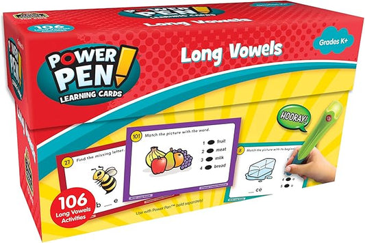 Teacher Created Resources Power Pen Learning Cards: Long Vowels, Model:6102