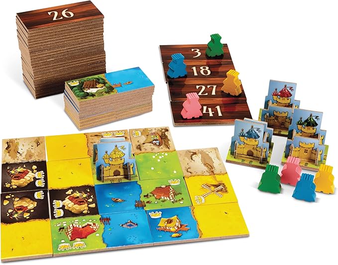 Blue Orange Games Kingdomino Award Winning Family Strategy Board Game, 2-4 players