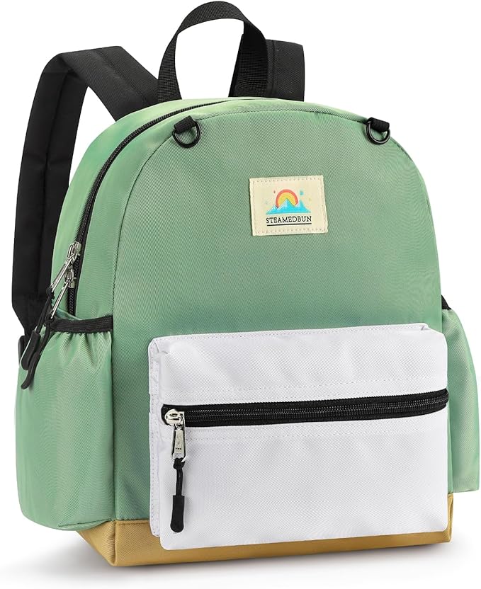 STEAMEDBUN Toddler Backpack for Boys 2-4: Kids Backpack Boys Girls - Preschool Kindergarten Daycare Backpacks - 12 inch