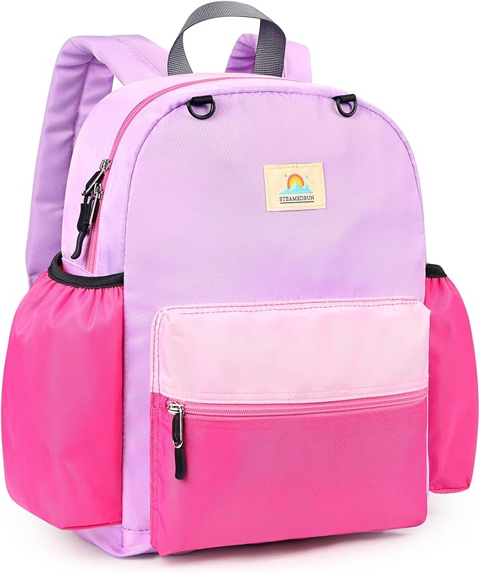 STEAMEDBUN Kids Backpack for Girls 4-6: Girls Backpacks for Elementary - 15 inch Backpack for Kindergarten