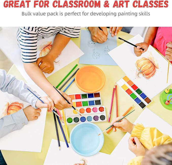 Simetufy 82 Pack 8x10 Inch Bulk Flat Canvas Boards for Painting Class and Paint & Sip Party,Blank Flat Canvas Panels Gesso Primed Acid-Free 100% Cotton for Acrylics Oil Watercolor