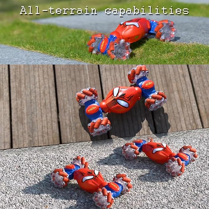 ATHLERIA Spider Gesture Sensing RC Stunt Car Toys for Boys Age 8-13,Hand Remote Control Cars,Drift Rc Car with Lights,Twist,Easter Chritmas Birthday Gift Ideas for Boy Girls Kids 678910+ Year
