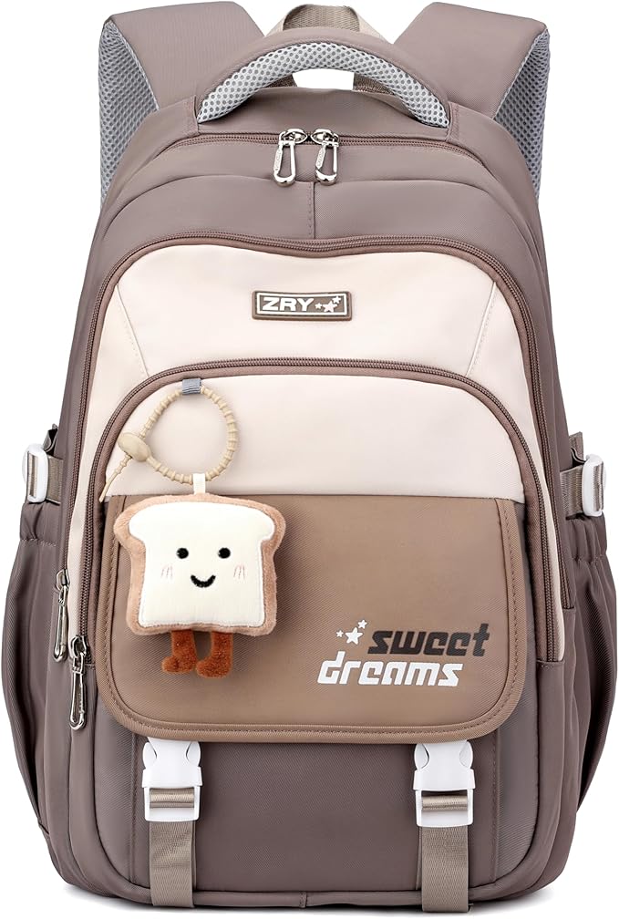 middle high school backpack for teen girls cute bookbag college student laptop backpack large capacity stylish travel daypack