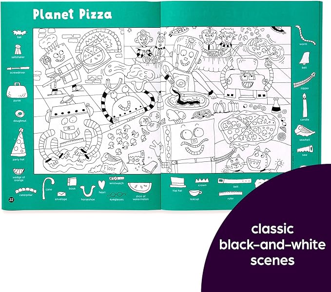 Highlights Hidden Pictures 2023 Special Edition Activity Books for Kids Ages 6 and Up - 4-Book Set of Travel-Friendly Seek-and-Find Activities with Hundreds of Hidden Objects