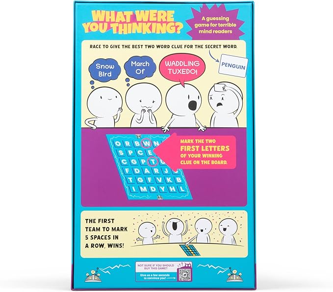 Exploding Kittens What were You Thinking? A Hilarious Guessing Board Game - Party Game for Ages 10 and up - Great for Adults, Teens, and Kids - 3 Players or More