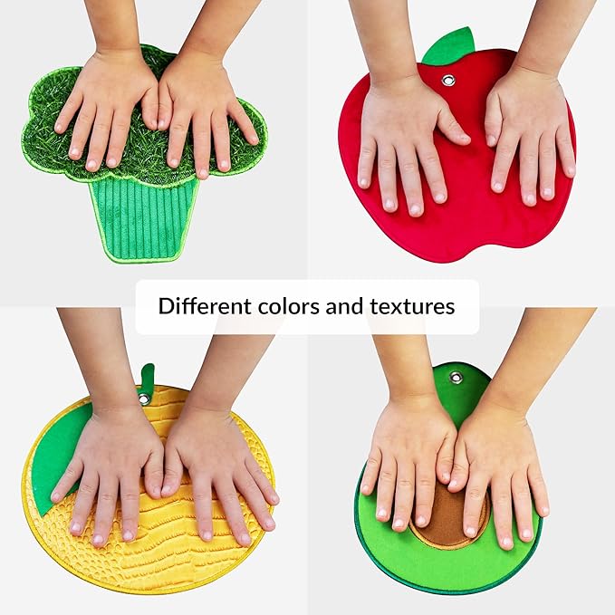 ODOXIA Sensory Mats for Autistic Children | Sensory Tiles for Wall | Sensory Mats | Sensory Rug | Sensory Wall Panel | Wall Sensory Panel for Kids | Different Sensory Textures & Colors