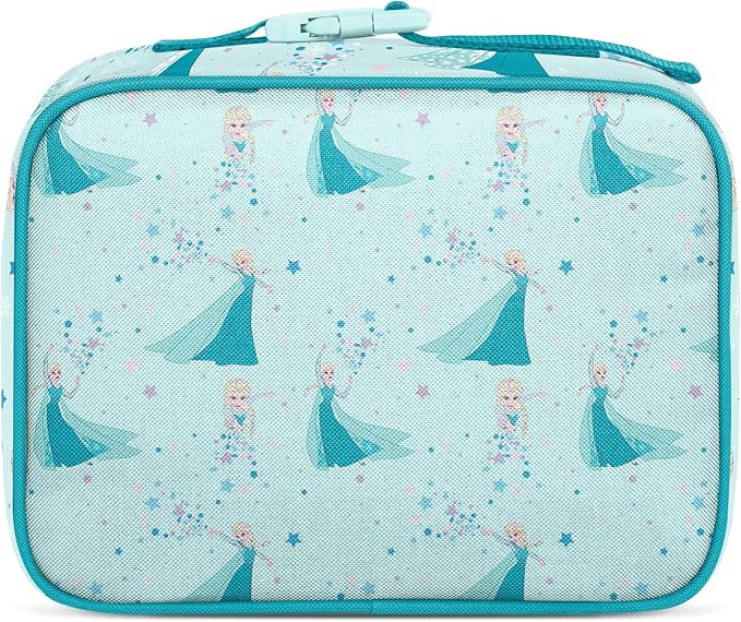 Simple Modern Disney Kids Lunch Box for School | Reusable Insulated Lunch Bag for Toddler, Girl, and Boy | Meal Container with Exterior & Interior Pockets | Hadley Collection | Frozen Elsa's Snowflake