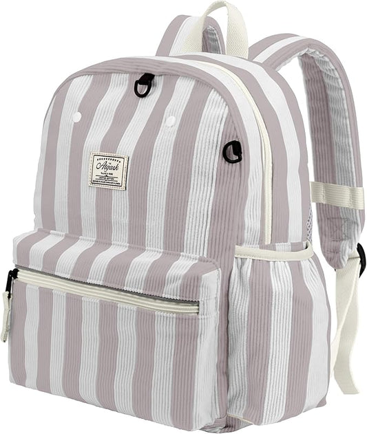 Corduroy Kids Backpack for Boys 6-10: Boys Girls Backpacks for Elementary Kindergarten 15” H Fit Folder