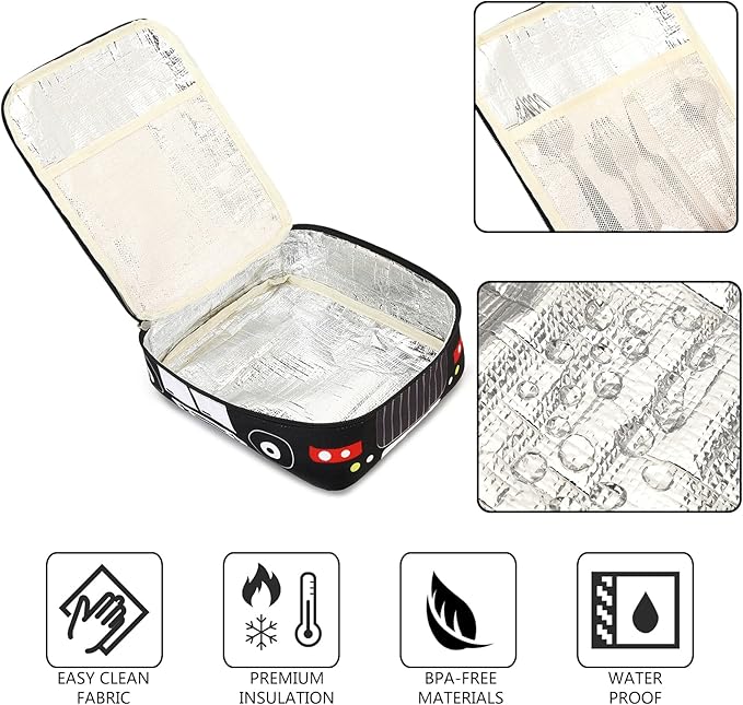 Kids School Backpack with Lunch Box for Boy Kindergarten BookBag School Bag Preschool Kindergarten Toddler Backpack (Police Car)