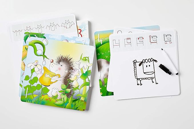 Learning Activity - Drawing with Numbers Educational Game, Perfect for Kids, Preschoolers Who Love Toys, Art and Craft Activities, Gifts for Girls and Boys Ages 3, 4, 5, 6