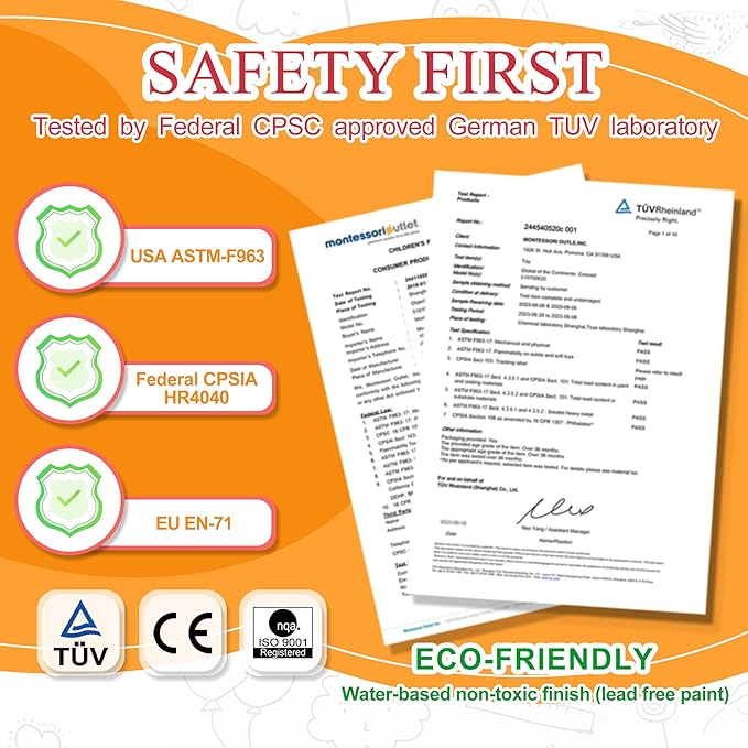 Montessori Outlet Bird Puzzle for 3-6 Years Montessori Education at School and Home